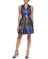 Vince Camuto Jacquard Fit Flare Dress